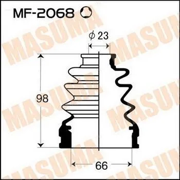 Пыльник ШРУСа MITSUBISHI LANCER IX внутр MASUMA (23x66x98/трипоид)