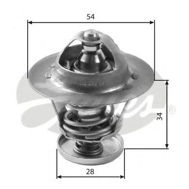 Термостат FORD/FIAT GATES 3497.88D