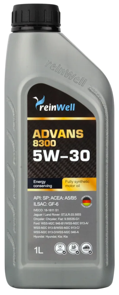 Масло мот ReinWell 5W30 (A5/B5) 1L