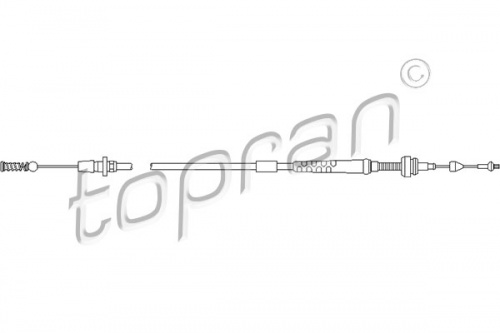 Трос газа VW PASSAT B3 TOPRAN