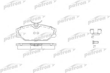 Колодки торм RENAULT LAGUNA/MEGANE I пер PATRON GDB1405