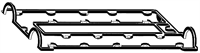 Прокладка клап. крышки OPEL VECTRA A 2.0 16V GLASER 763.853=71-28233-00
