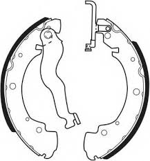 Колодки торм VW T4 91-96 зад бараб FENOX GS8530