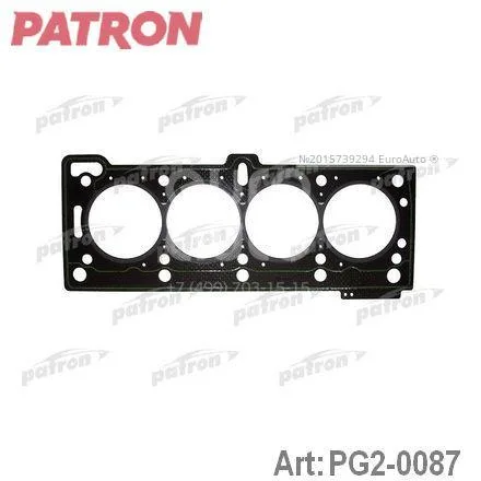 Прокладка ГБЦ RENAULT LOGAN/CLIO/MEGANE 1.4/1.6 8v (K7M/K7J) PATRON