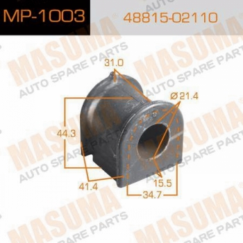 Втулка стаб TOYOTA AVENSIS 03-/COROLLA 01-07 пер MASUMA (22mm)