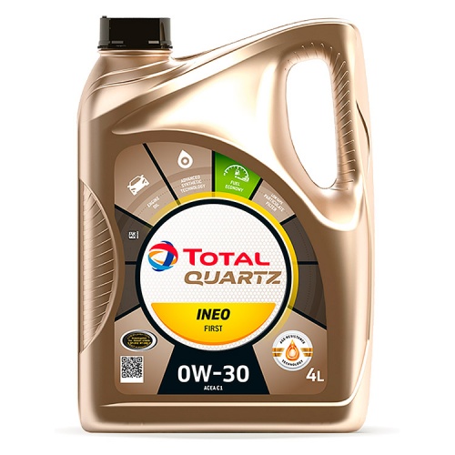 Масло мот TOTAL 0W30 QUARTZ INEO FIRST 4L