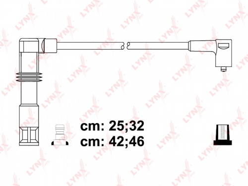 Провода в/в VAG 1.4-1.6 16v LYNX