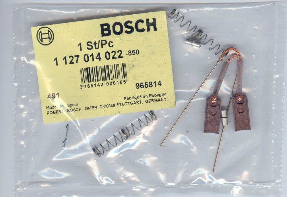 Детали Генератора Щетки генератора (5x8x19.5) BOSCH (УЦЕНКА без пружинок)