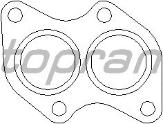 Прокладка глушителя SKODA 1.3 TRANSMASTER 256-057