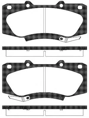 Колодки торм TOYOTA HI-LUX 05- пер REMSA GDB3534