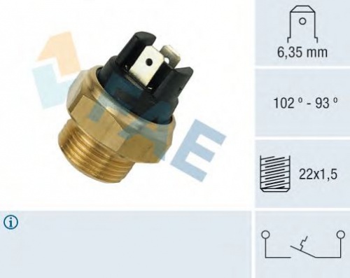 Датчик вентилятора OPEL FAE 37410