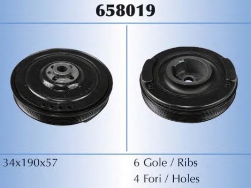 Шкив к/в VW LT/T4 2.4-2.5TD STELLOX