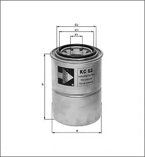 Фильтр топл MITSUBISHI MAHLE WK940/37x