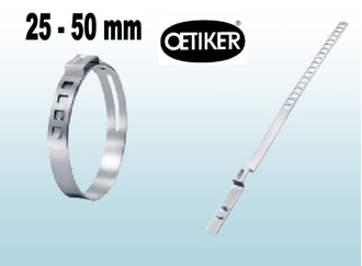 Хомут пыльника ШРУСа (25-50мм) Ширина 7мм, мет Oetiker