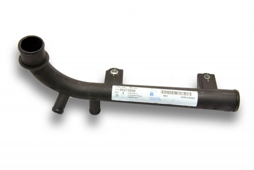 Патрубок ОЖ CHEVROLET AVEO/LACETTI/CRUZE 1.4-1.6 OE (на печку)