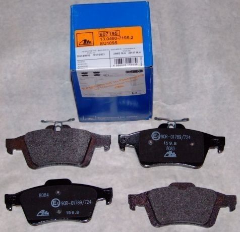 Колодки торм FORD FOCUS II/III/C-MAX зад диск ATE GDB1621=284230