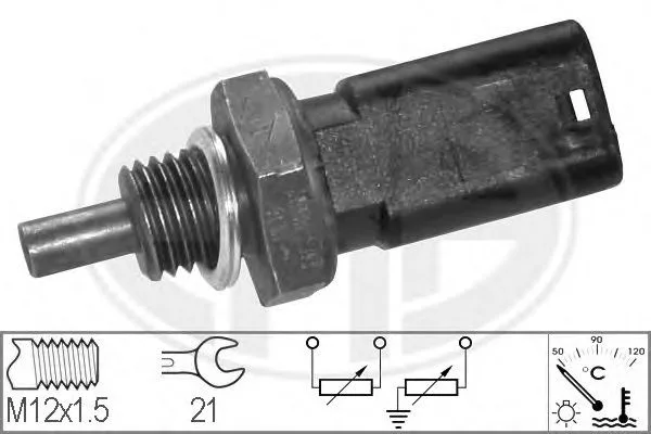 Датчик темп. ОЖ RENAULT ERA 33724