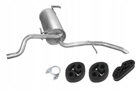 Глушитель FIAT ALBEA зад часть ZEKKERT (+250-245/+255-095)