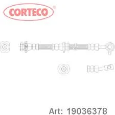 Шланг торм NISSAN QASHQAI 07-13 пер лев CORTECO