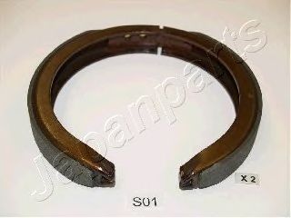 Колодки ручника MAZDA CX7/SSANGYONG ACTION/REXTON/KORANDO JAPANPARTS (190x25) BP53068