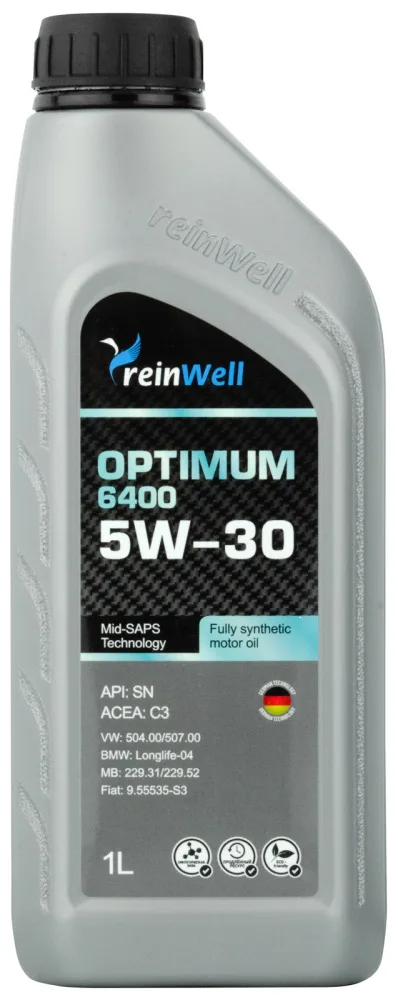 Масло мот ReinWell 5W30 (504/507/C3) 1L