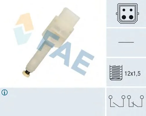 Датчик стоп-сигнала VAG 4конт FAE 24565