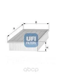 Фильтр возд FORD TRANSIT 86-00 (квадратный) UFI C24130