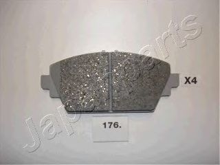 Колодки торм NISSAN P12/V10/HONDA ACCORD пер JP GDB3227=GBD3186=269402