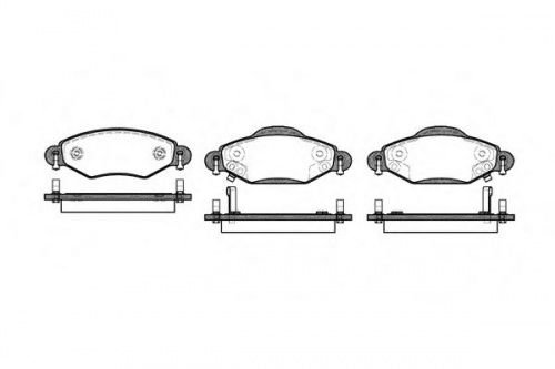 Колодки торм TOYOTA YARIS 99- пер KASHIYAMA GDB3324=297802=PA204AF