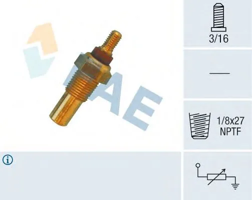 Датчик темп. ОЖ FORD TRANSIT -92 FAE