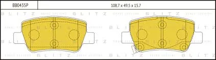 Колодки торм TOYOTA AVENSIS 09- зад BLITZ GDB4175=2140302