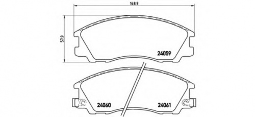 Колодки торм HYUNDAI TERRACAN зад KASHIYAMA GDB3296