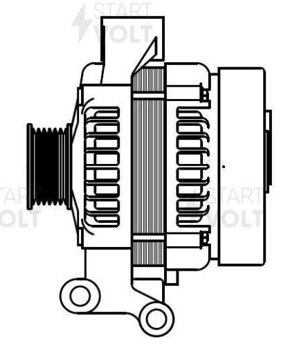 Генератор FORD FOCUS II 1.4-1.6 120A STARTVOLT