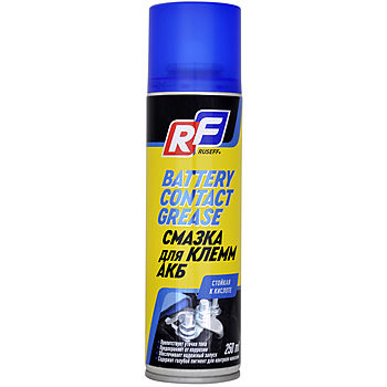 Смазка электро RUSEFF лак для клемм АКБ аэрозоль 250мл Смазка электро RUSEFF лак для клемм АКБ аэрозоль 250мл