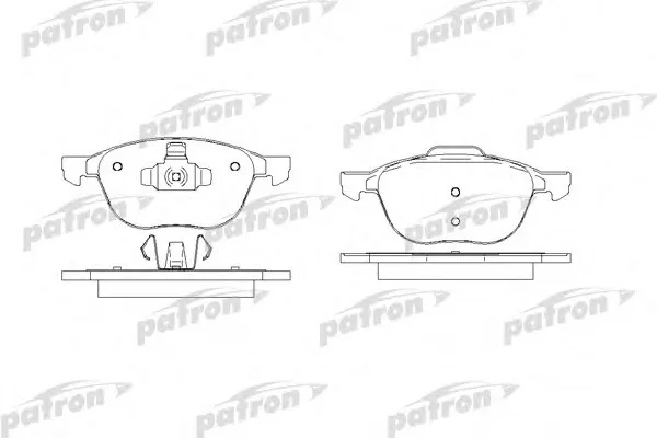 Колодки торм FORD FOCUS II/III/C-MAX/KUGA пер PATRON GDB1583=2108200
