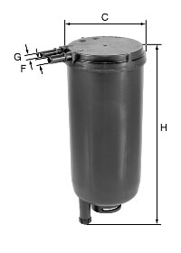 Фильтр топл IVECO UFI WK939/14x