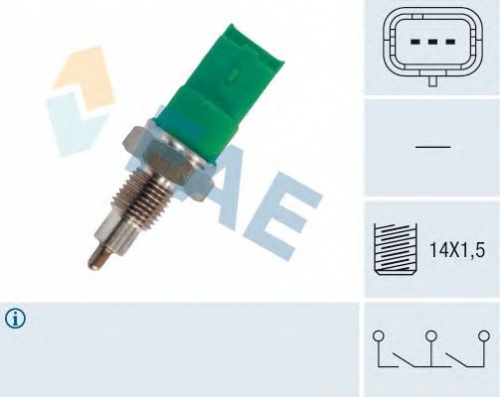 Датчик з.х. RENAULT FAE 3х конт 40998=7.6245