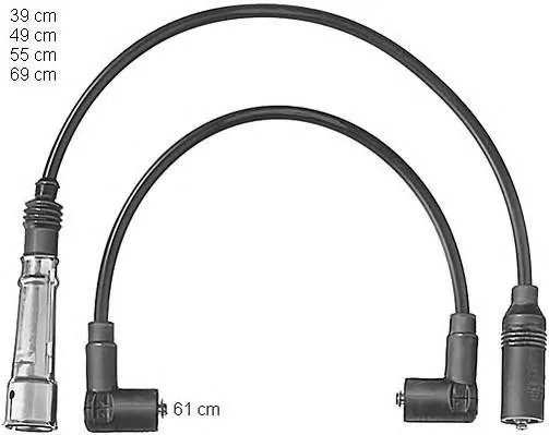 Провода в/в VAG G2 1.3/G3 1.6/T4 2.0 PATRON 539=ZEF562
