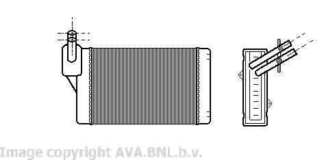 Радиатор отопителя VAG PASSAT/GOLF II/III/IV/TOLEDO/OCTAVIA/CHERY AMULET AVA