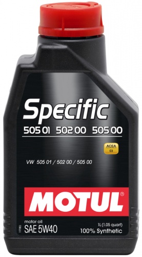 Масло мот MOTUL 5W40 SPECIFIC 502/505 1L