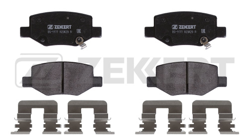 Колодки торм GEELY COOLRAY 18- задн ZEKKERT