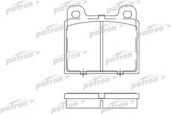 Колодки торм VW T2 пер PATRON GDB407=200220