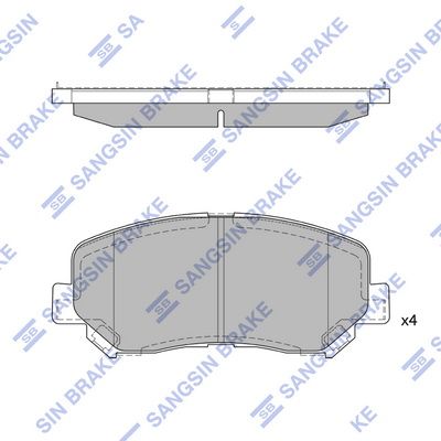 Колодки торм MAZDA CX5 пер SANGSIN GDB3562