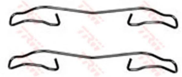 Р/к колодок FORD FOCUS II/MEGANE II пер TRW LX0167=11.8116-0118.1