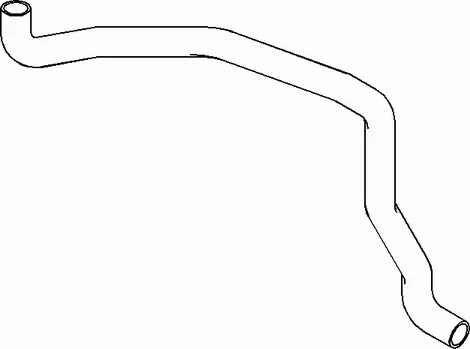 Патрубок ОЖ VW T4 1.8-2.0 HP (нижн)