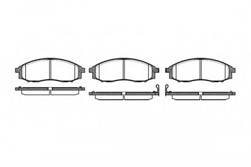 Колодки торм NISSAN NP300/NAVARA пер KASHIYAMA GDB3340