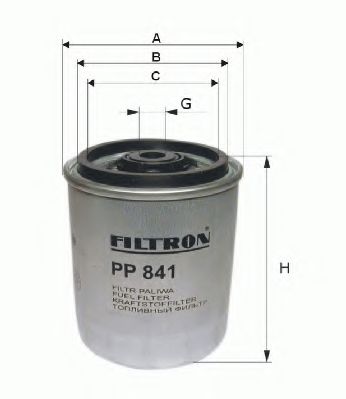 Фильтр топл MB FILTRON WK817/3x=KC63/1D