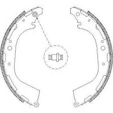 Колодки торм NISSAN NP300/NAVARA задн бараб KASHIYAMA GS8590=K1189