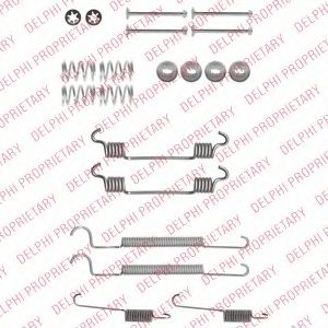 Р/к колодок CHEVROLET REZZO зад DELPHI SFK401