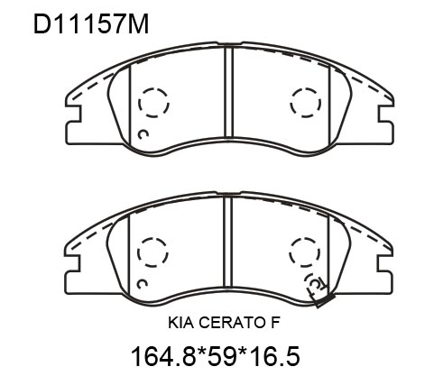 Колодки торм KIA CERATO 04-06 пер KASHIYAMA GDB3367